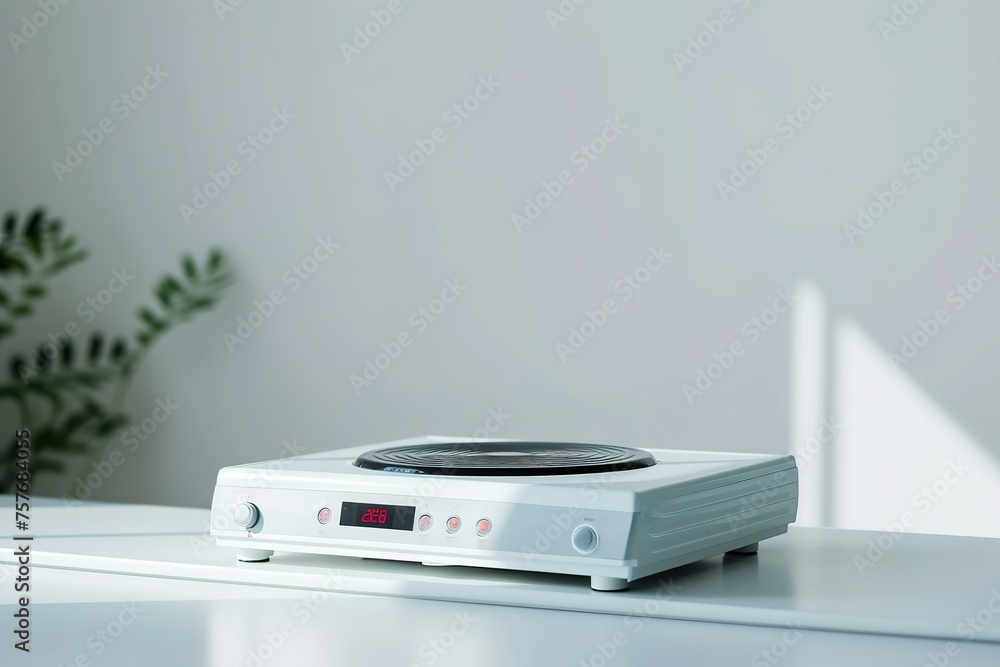 Electronic stove on table top Electronic stove on table top