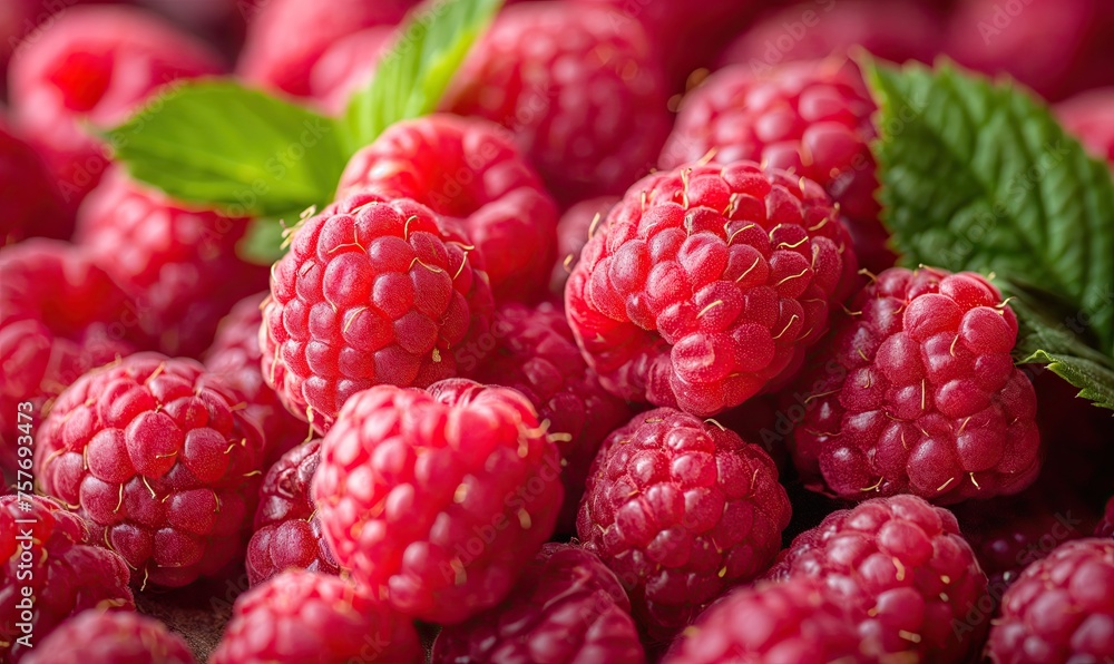 Ripe raspberries close up full frame. Ripe raspberries close up full frame.