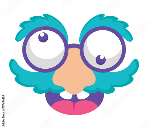 fools day crazy mask