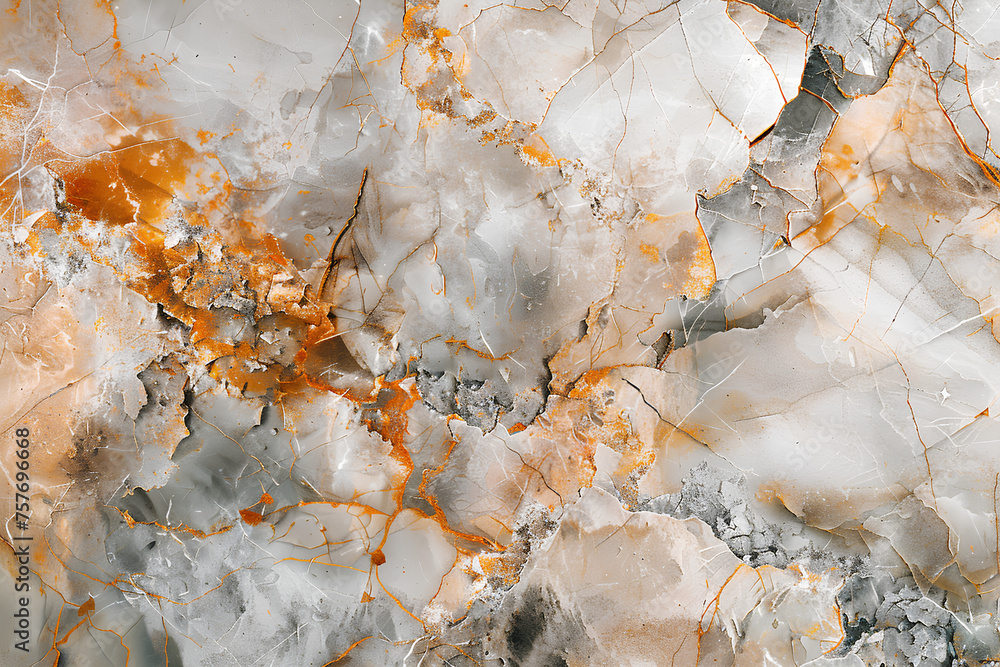 A marble-textured backdrop featuring a blend of white, brown, orange, grey, and beige hues, creating a sophisticated and versatile palette.





