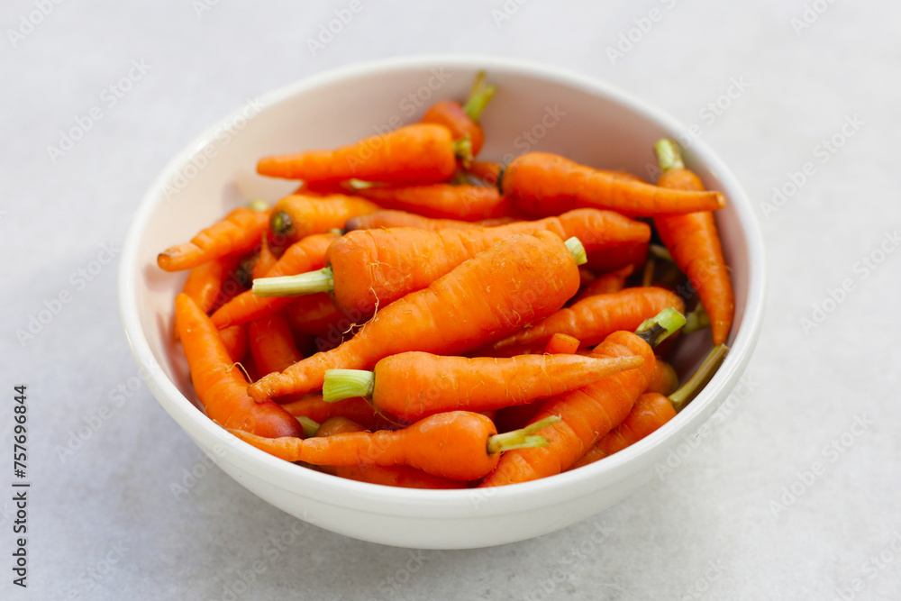 Fresh baby carrot, Excellent source of vitamin A and beta-carotene Fresh baby carrot, Excellent source of vitamin A and beta-carotene