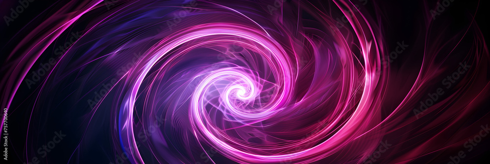 abstract pink and purple spirals on black background abstract pink and purple spirals on black background