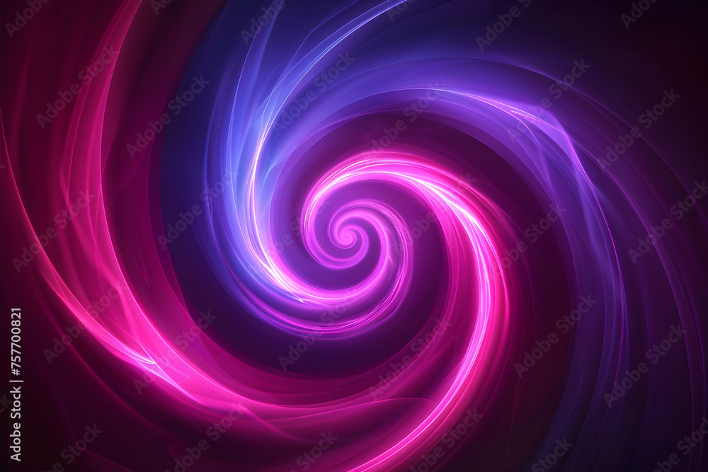 Pink and purple spirals on black background Pink and purple spirals on black background