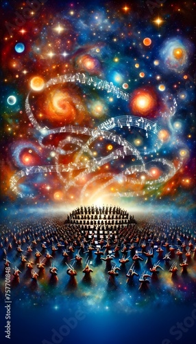background with stars