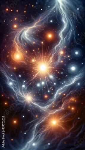 background with stars