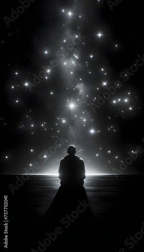 silhouette of a person