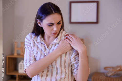 Young woman suffering from ...
