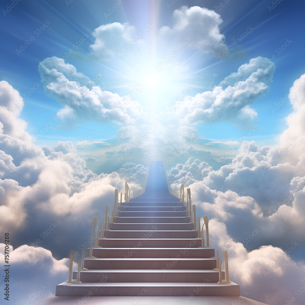 Stairway leading up to sky. Stairway to heaven.
stairway to sky
Stone stairs going up to the cloudy sky
a stairway leading to the sky
