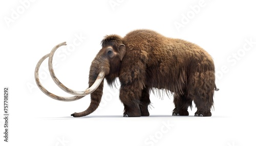 Mammoth isolated on a white