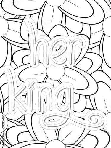 Anti-Valentines-Day Quotes Coloring pages. All these designs are unique Coloring pages for adults and kids Vector Illustration.