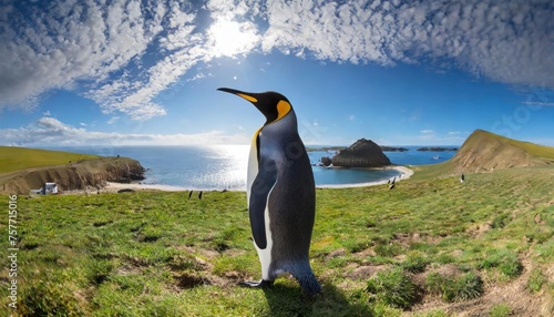 King Penguin at Volunteer Point  Falkland Island 