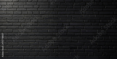 Background image of dark black brick wall