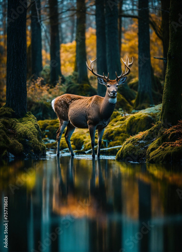 deer in the forest