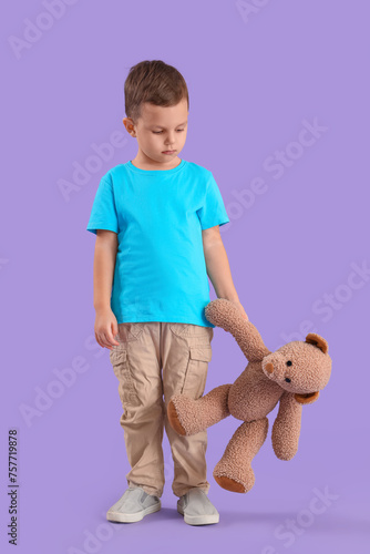 Little boy with autistic di...