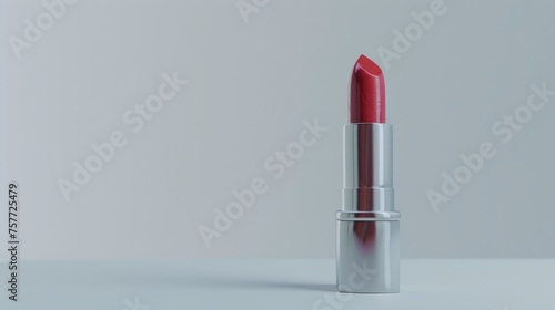 A close-up of a woman's face, mouth and lipstick. Commercial photography
