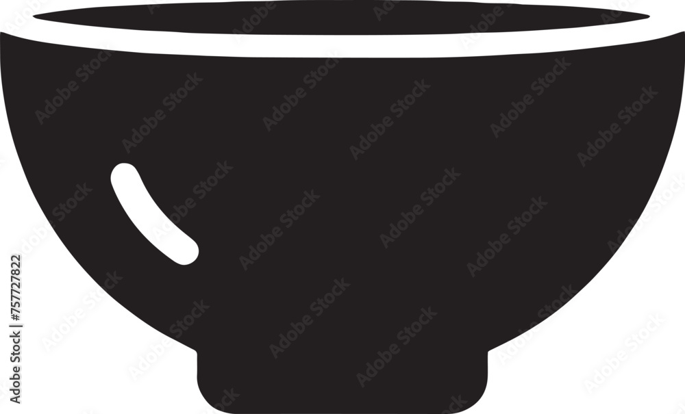 Silhouette of a Bowl Silhouette of a Bowl