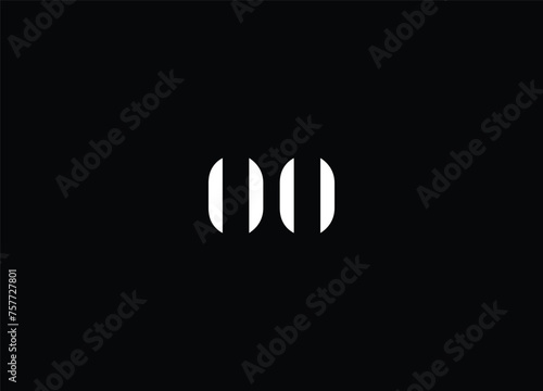 OO Letter Logo Design with Creative Modern Trendy Typography and Black Colors. 