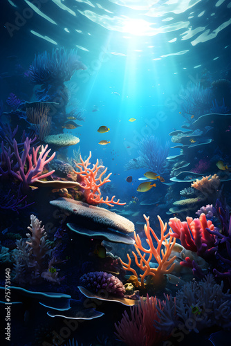 Underwater Odyssey: An Immersive CG Portrait of Marine Life in its Pristine Environs © Alberta
