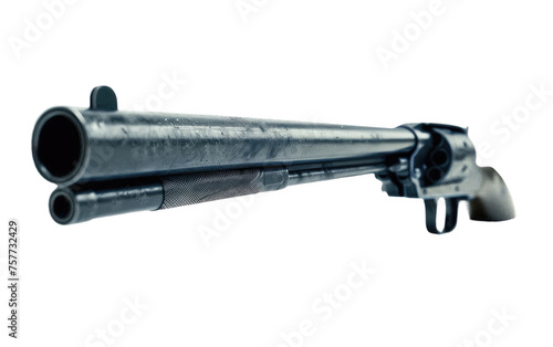 Ebony Shotgun isolated on transparent Background photo