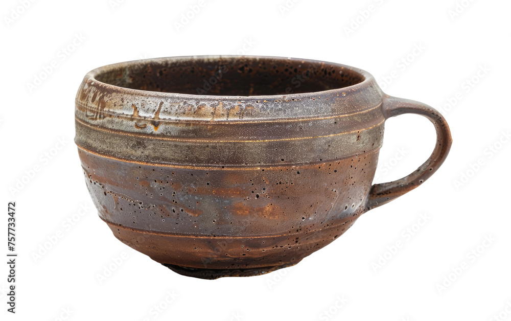 Coffee Mug in Earthy Brown isolated on transparent Background Coffee Mug in Earthy Brown isolated on transparent Background