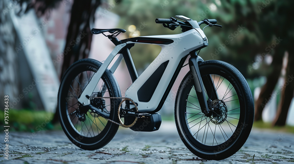 electric bicycle on road, modern e bike electric bicycle on road, modern e bike