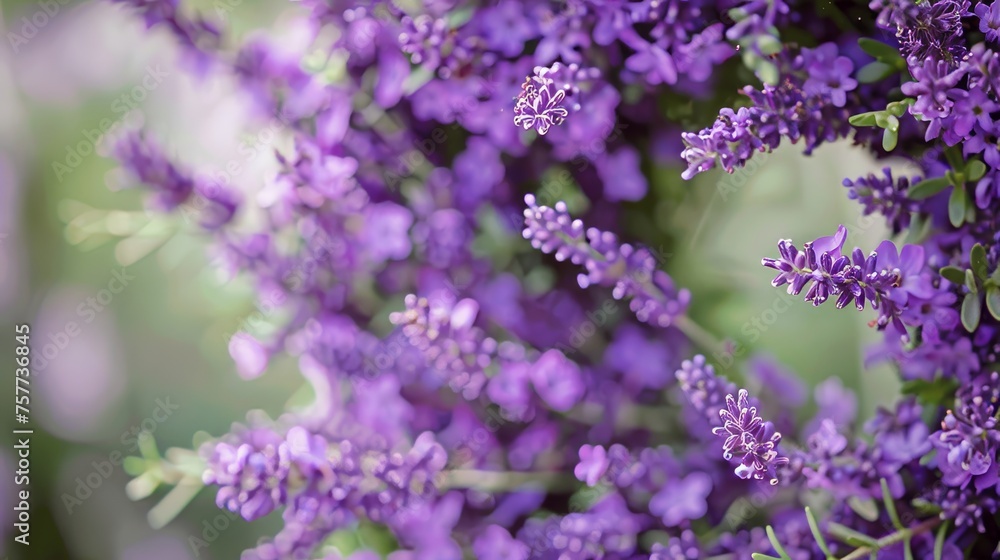 A lavender wreath decorates this card A lavender wreath decorates this card