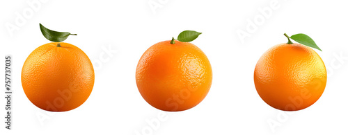 Collection of Fresh orange isolated PNG