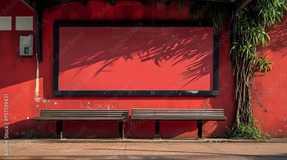 Empty Billboard with Space for Text