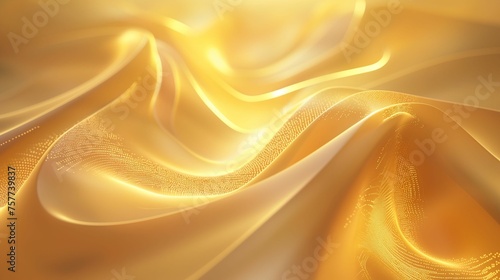 Golden Shimmer Waves  Luxurious Abstract for Celebratory Event Backdrops