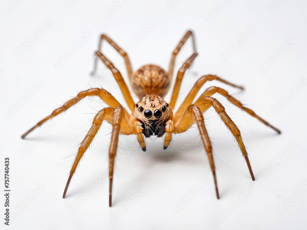 microscope spider with white background microscope spider with white background