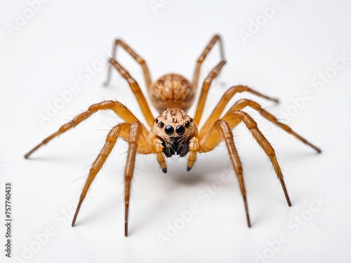 microscope spider with white background © big bro