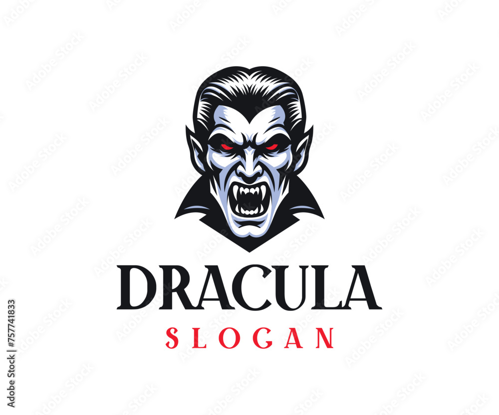 Dracula Face Logo