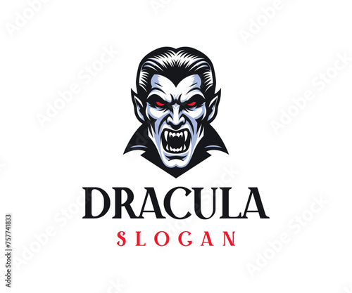 Dracula Face Logo © Pixes