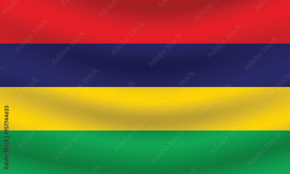 Flat Illustration of national Mauritius flag. Mauritius flag design. Mauritius Wave flag.
Flat Illustration of national Mauritius flag. Mauritius flag design. Mauritius Wave flag.