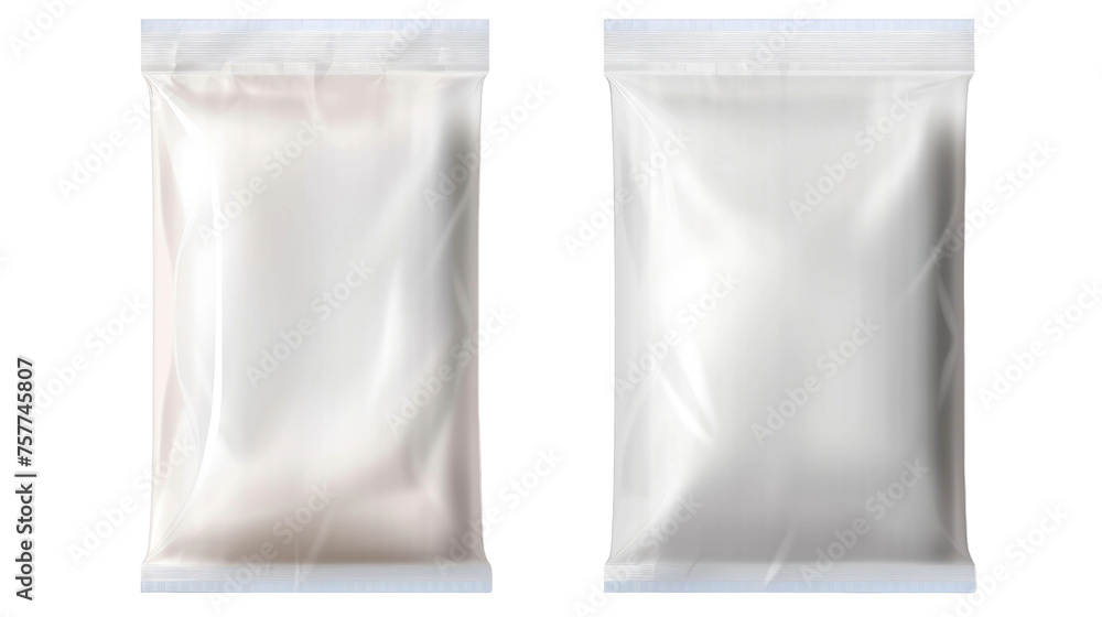 Blank package isolated on transparent a white background Blank package isolated on transparent a white background