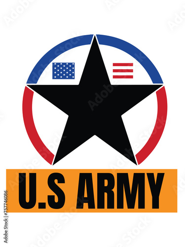 U.S army t-shirt design.