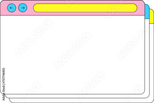 retro window ui