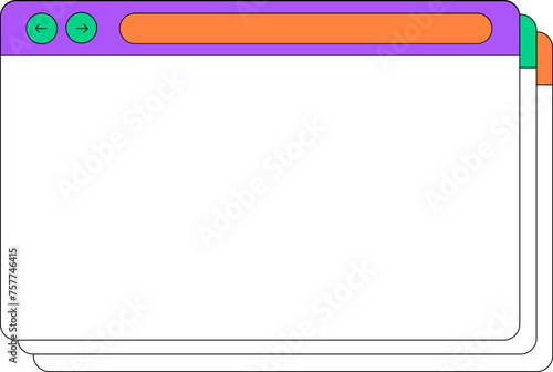 retro window ui