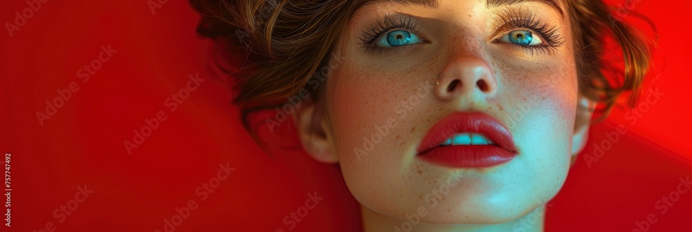 Full Length Portrait Young Beautiful Brune, Background Banner HD Full Length Portrait Young Beautiful Brune, Background Banner HD