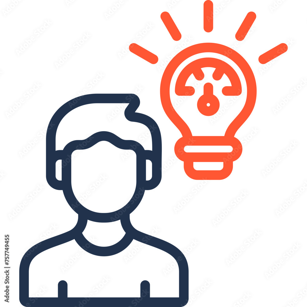 Idea Measurement Icon Idea Measurement Icon