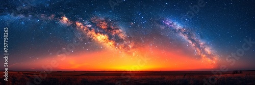 Photographing Milky Way Stars Night Sky, Background Banner HD