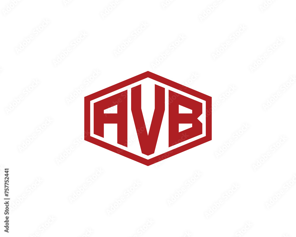 AVB logo design vector template AVB logo design vector template