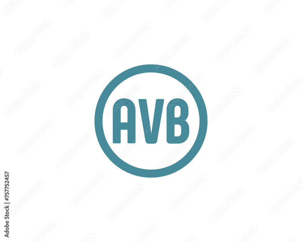 AVB logo design vector template AVB logo design vector template