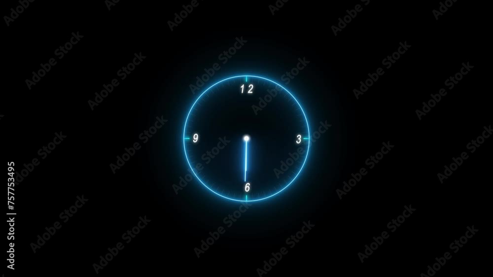 Abstract analog clock and countdown 24 hours day fast speed animation 4k video. Abstract analog clock and countdown 24 hours day fast speed animation 4k video.