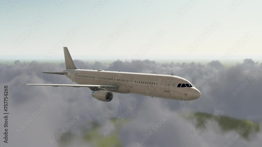Flying aeroplane shots from different angles, plane closeup video shot 3d rendering, aircraft views from outside. Flying aeroplane shots from different angles, plane closeup video shot 3d rendering, aircraft views from outside.