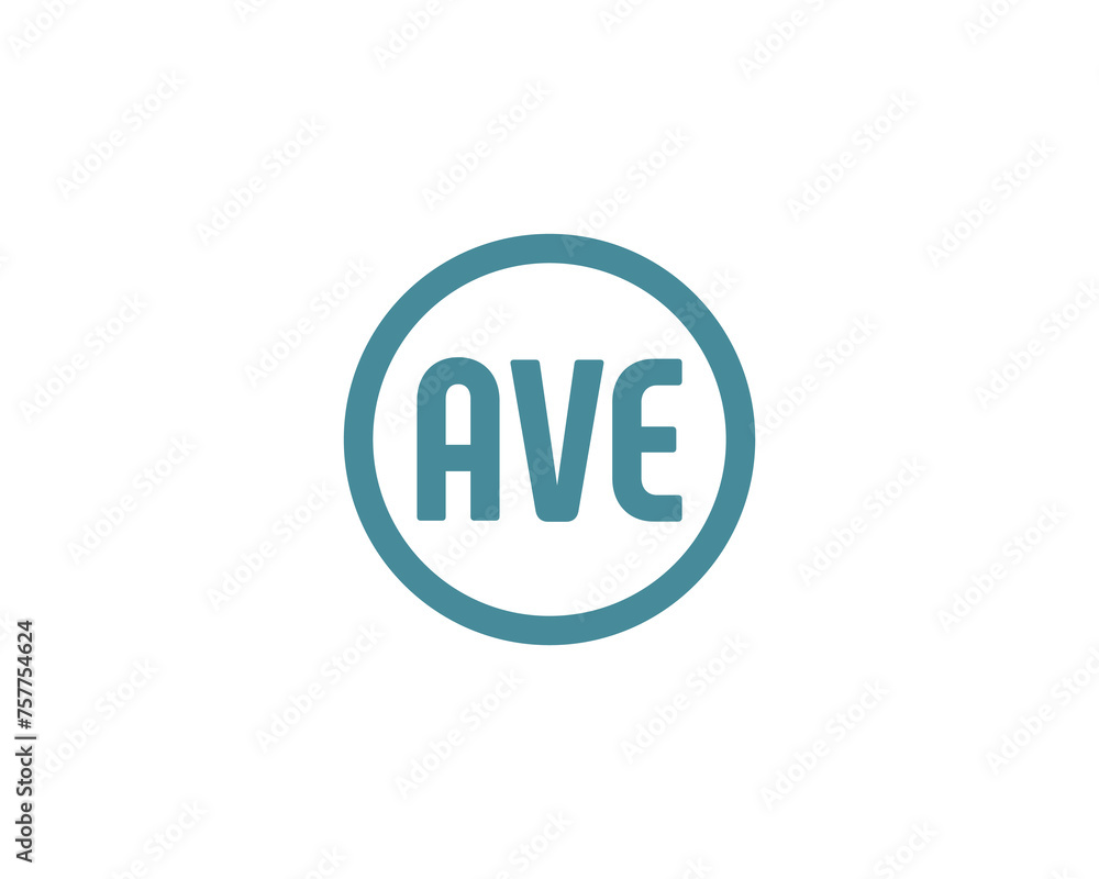AVE logo design vector template AVE logo design vector template