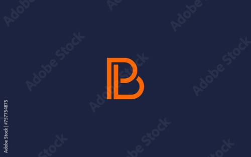 Canvas-taulu letter bp logo icon design vector design template inspiration
