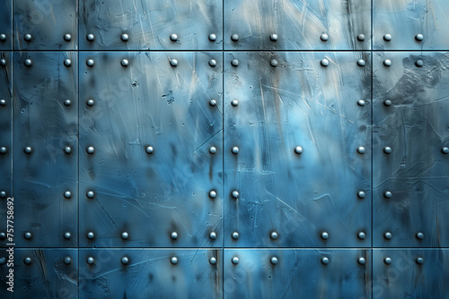 Rusty blue metal plate texture. Abstract background and texture for design.