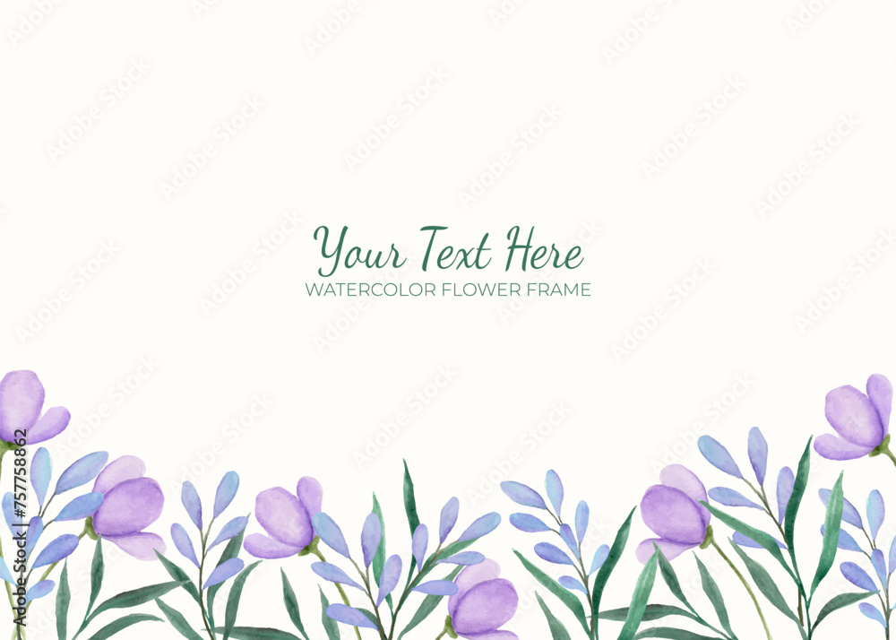 Manual painted of purple lilac flower watercolor as background frame.
Manual painted of purple lilac flower watercolor as background frame.
