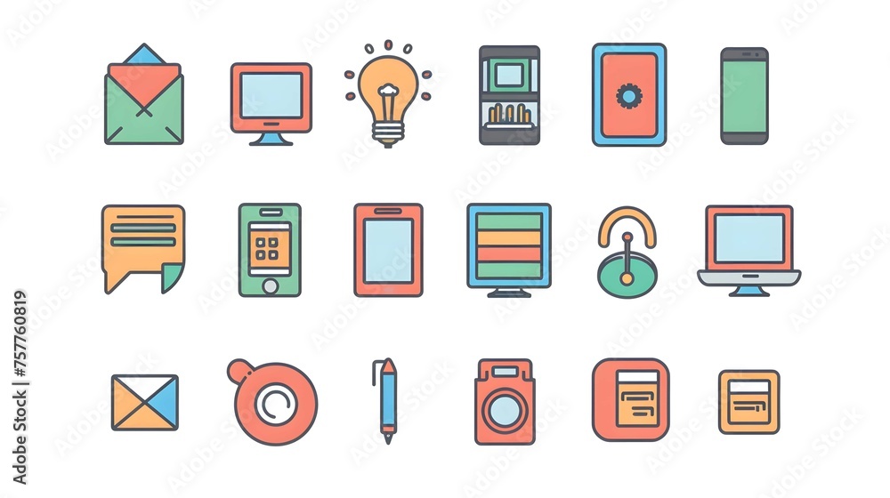 Web icon set. Website set icon vector. for computer and mobile Web icon set. Website set icon vector. for computer and mobile